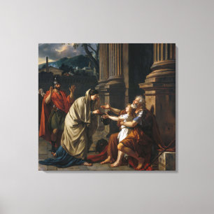 Impressão Em Tela Belisário por Jacques Louis David