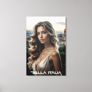 IMPRESSÃO EM TELA BELLA ITALIA - AMOR DA ITÁLIA