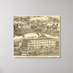 Impressão Em Tela Bellaire Manufacturing Company Bellaire, Ohio