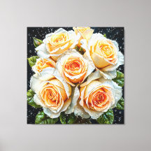 Belo buquê de rosas