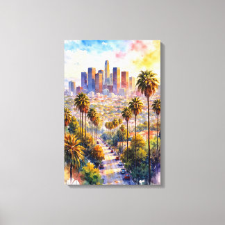 Impressão Em Tela Bem-vindo a Los Angeles