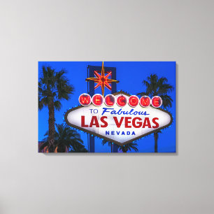 Impressão Em Tela Bem-vindo ao Sinal de Las Vegas