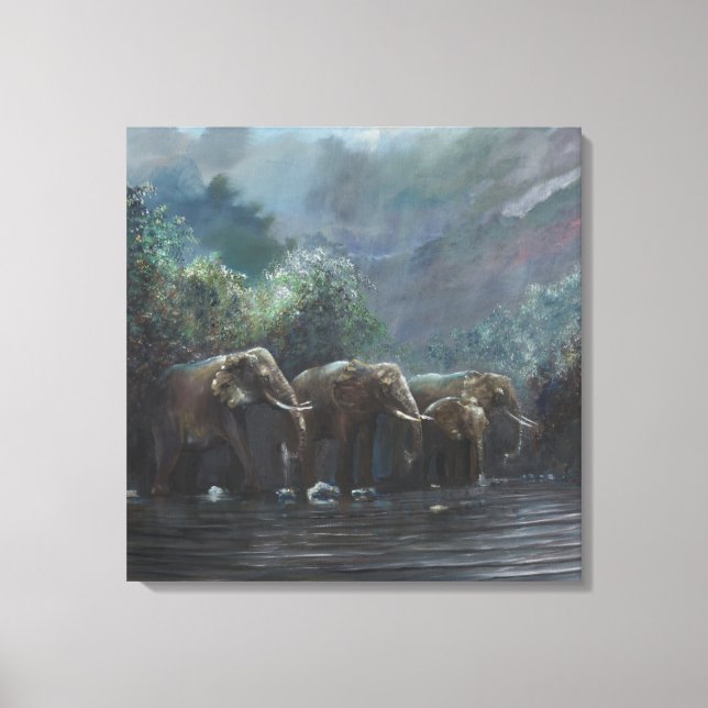 Impressão Em Tela Bem-vindos Waters 1990 (Frente)