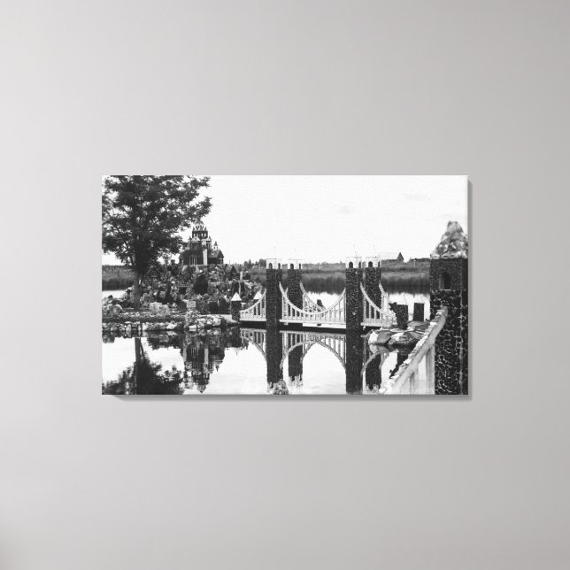 Impressão Em Tela Bend, ÓOregon Peterson's Rock Garden Fotografia (Frente)