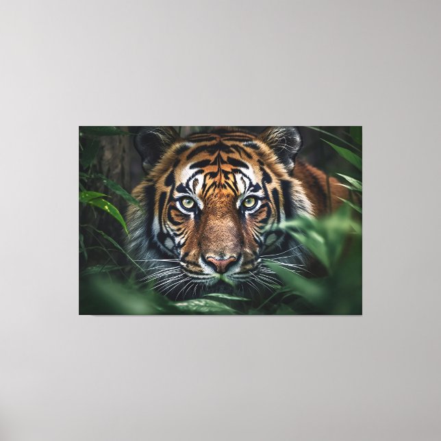 Impressão Em Tela Bengal Tiger (Frente)