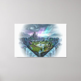 Impressão Em Tela Bermuda Rhombus: The Hidden Sanctuary