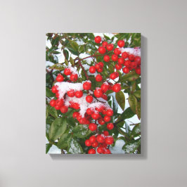 Impressão Em Tela Berries e Neve!