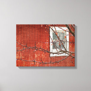 Impressão Em Tela Berries e o Red Barn