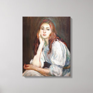 Impressão Em Tela Berthe Morisot - Julie Sonhando