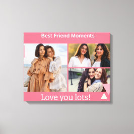 Impressão Em Tela Best Friend Moments Photo Collage – Personalized