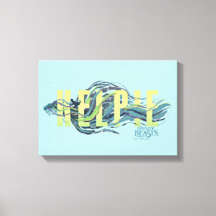 Impressão Em Tela Bestas Fantásticas Kelpie