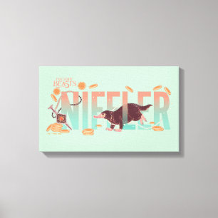 Impressão Em Tela Bestas Fantásticas Niffler