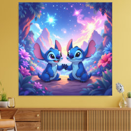 Impressão Em Tela Beste Freunde fürs Leben – Lilo & Stitch1