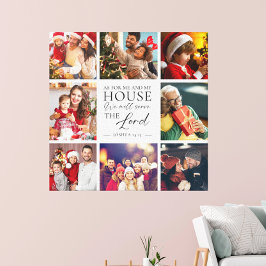 Impressão Em Tela Bible Verse Photo Collage Family Religious