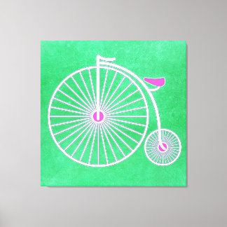 Impressão Em Tela Bicicleta Penny Farthing Vintage sobre Pergaminho