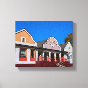 Impressão Em Tela Bielorrússia Б е л а р у с ь М и р Mir edifícios d