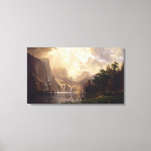 Impressão Em Tela Bierstadt Entre Serra Nevada