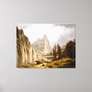 Impressão Em Tela Bierstadt - Rio Merced, Vale do Yosemite