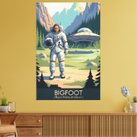 Bigfoot Engraçado Viagens WPA