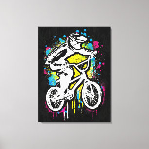 Impressão Em Tela Bike Clássico Bmx - Bmx Freyle Bmx