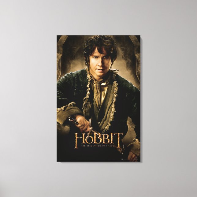 Impressão Em Tela BILBO BAGGINS™ Caracter Poster 1 (Frente)