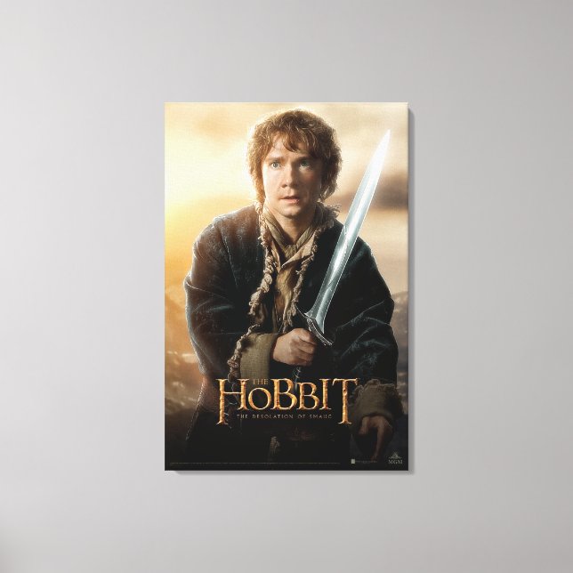 Impressão Em Tela BILBO BAGGINS™ Caracter Poster 2 (Frente)