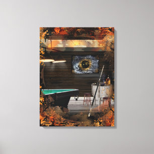 Impressão Em Tela Billiards Cue Sport