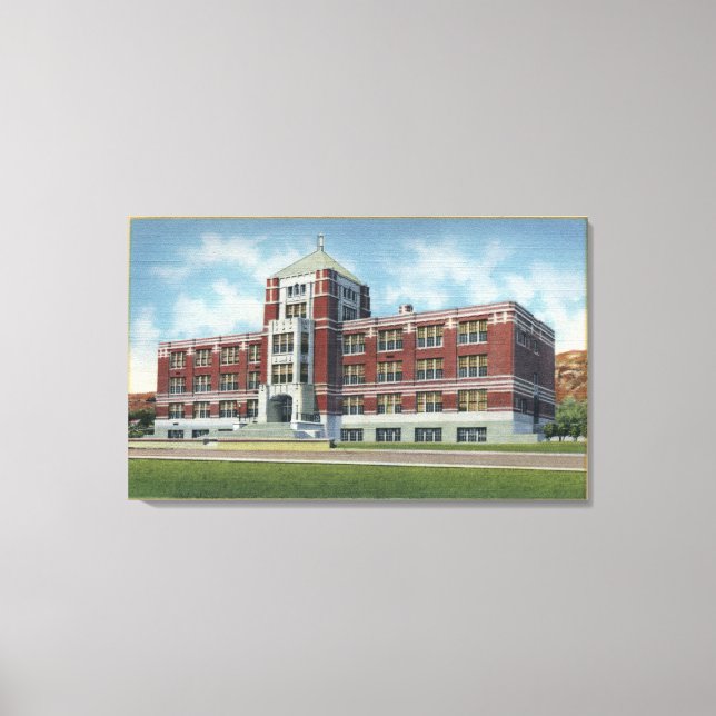 Impressão Em Tela Billings, Montana - Estado de Montana oriental (Frente)