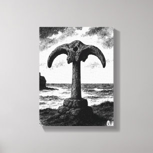 Impressão Em Tela Birsay Whalebone – Monumento de Tinta de Orkney