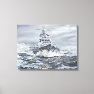 Impressão Em Tela Bismarck fora da costa 1900hrs 23rdMay de