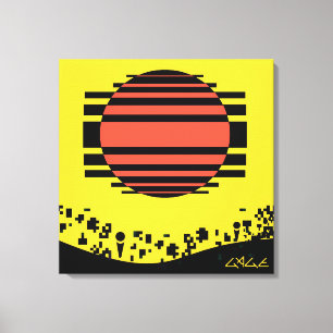 Impressão Em Tela Bits Espalhados de Memphis