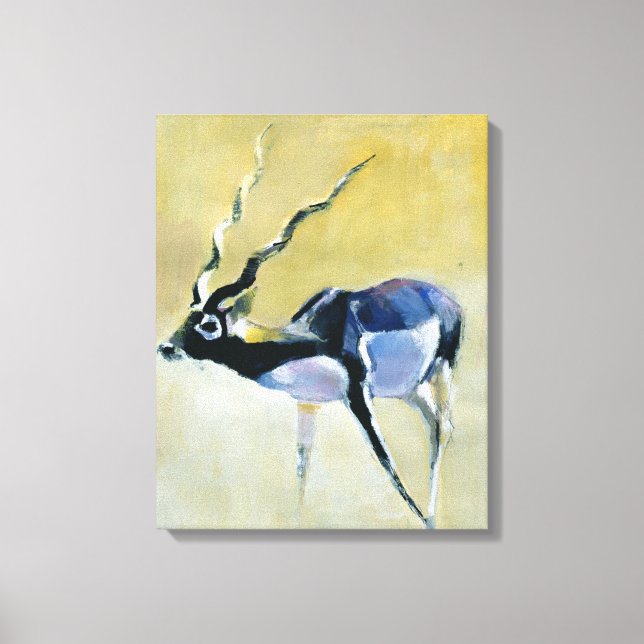 Impressão Em Tela Black Buck Velavadar 1997 (Frente)