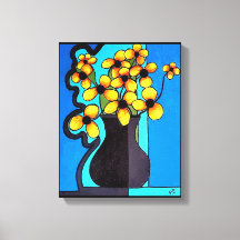 Black Eyed Susan Abstrato