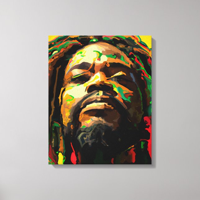 Impressão Em Tela Black History Month King Melanin Kings Men (Frente)
