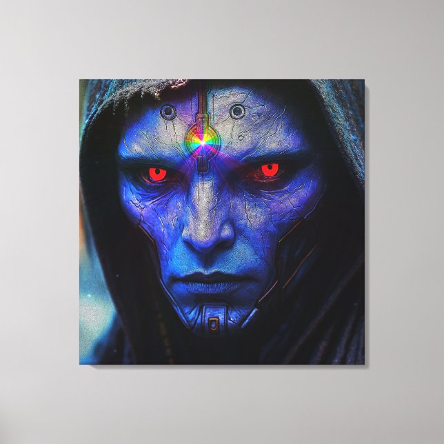 Impressão Em Tela Blauer Wächter der Galaxy (Frente)