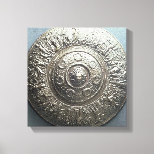 Impressão Em Tela Blindagem com a cabeça de Medusa, 1552 (Frente)