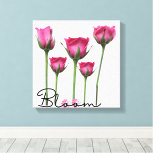 Impressão Em Tela “Bloom” – Arte de Parede em Tela Minimalista com E