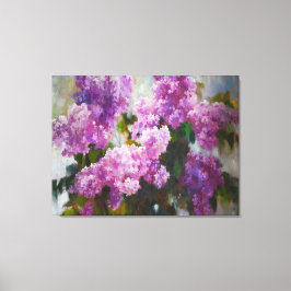 Impressão Em Tela Blooming Lilac – Impressionist Spring Flowers