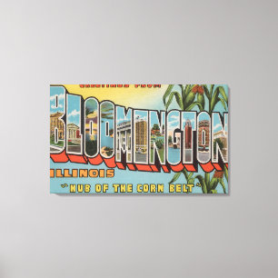 Impressão Em Tela Bloomington, Illinois - grandes cenas 2 da letra