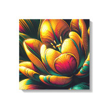 Bloqueio de Tulipas de Abstrato Radiante