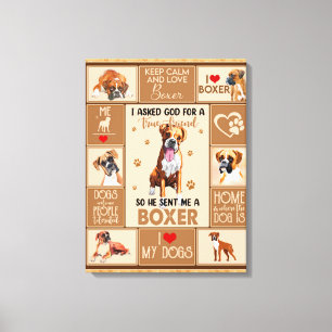 Impressão Em Tela Bloqueio Personalizado De Cães,