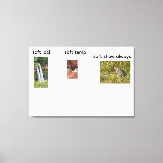 Impressão Em Tela bloqueio suave (Frente)