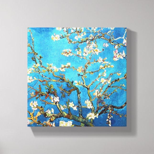 Impressão Em Tela Blossoming Almond Tree Van Gogh Fine Art (Frente)