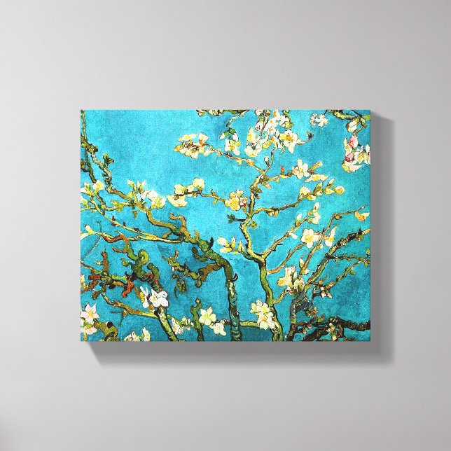 Impressão Em Tela Blossoming Almond Tree Van Gogh Fine Art (Frente)