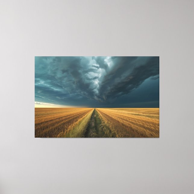 Impressão Em Tela Blue Norther Poster - Dramatic Weather Front Print (Frente)