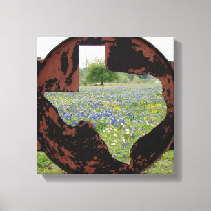 Impressão Em Tela Bluebonnets de Texas