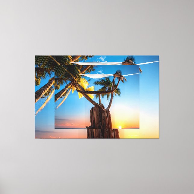 Impressão Em Tela Blues Himmel (Frente)