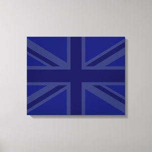 Impressão Em Tela Blues para bandeira britânica de bandeira da União