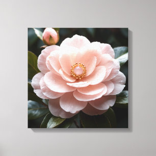 Impressão Em Tela Blushing Camellia Adornment