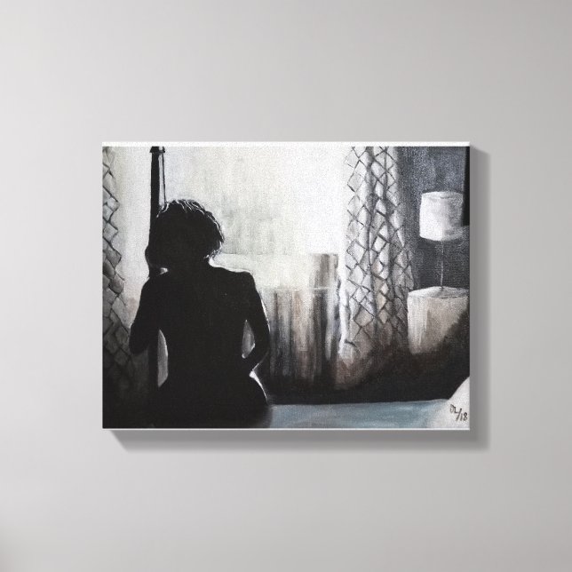 Impressão Em Tela "Boa Manhã" (Frente)